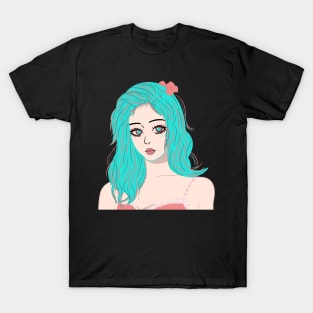 Girls Vector Art T-Shirt